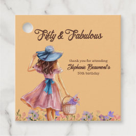 50. Geburtstag der eleganten Frau Geschenkanhänger