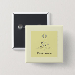 50. Geburtstag des Priesters mit dem besessenen Kr Button