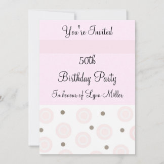 50. Geburtstag Einladung