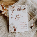 50. Geburtstag Einladung Boho Pampas<br><div class="desc">Boho Birthday Einladungen sind die perfekte Möglichkeit, Ihren Geburtstag Ihren Gästen zu verkünden. Jede Geburtstagseinladung enthält aufwändige Blumendesigns und eine schöne Typografie in neutralen Farben wie Terrakotta, Beige und Erdtönen. Auf hochwertigen Kartons gedruckt, werden sie Ihre Gäste sicher beeindrucken und den Ton für Ihren besonderen Tag Set geben. Terracotta Geburtstag...</div>
