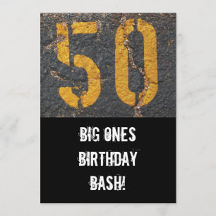 50. Geburtstag-Einladung Einladung