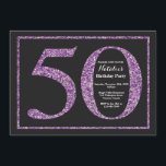 50. Geburtstag Einladung Lila Glitzer Chalkboard<br><div class="desc">Einladung zum 50. Geburtstag. Schwarze und Lila Glitzer Geburtstagsparty laden mit Chalkboard Hintergrund ein. Überraschung Geburtstag. Erwachsener zum Geburtstag. Männer oder Frauen schwindeln Party. Für weitere Anpassungen klicken Sie bitte auf die Schaltfläche "Anpassen" und verwenden Sie unser Designwerkzeug,  um diese Vorlage zu ändern.</div>