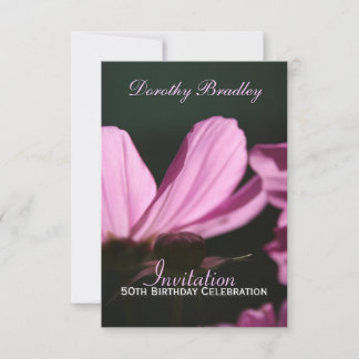 50. Geburtstag Feier Kosmos Custom Einladung