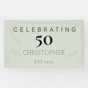 50. Geburtstag feiern Banner