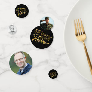 50. Geburtstag Foto   50 JAHRE IM MAKING Konfetti