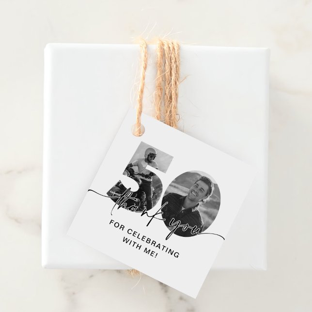 50. Geburtstag Foto Geschenkanhänger (Von Creator hochgeladen)