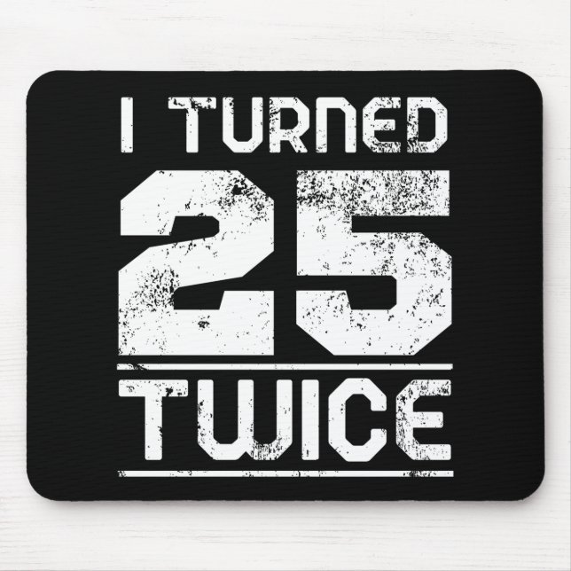 50. Geburtstag Funny Mousepad (Vorne)