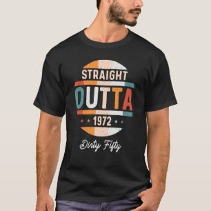 50. Geburtstag Funny Vintage T-Shirts Straight Out