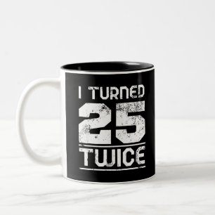 50. Geburtstag Funny Zweifarbige Tasse