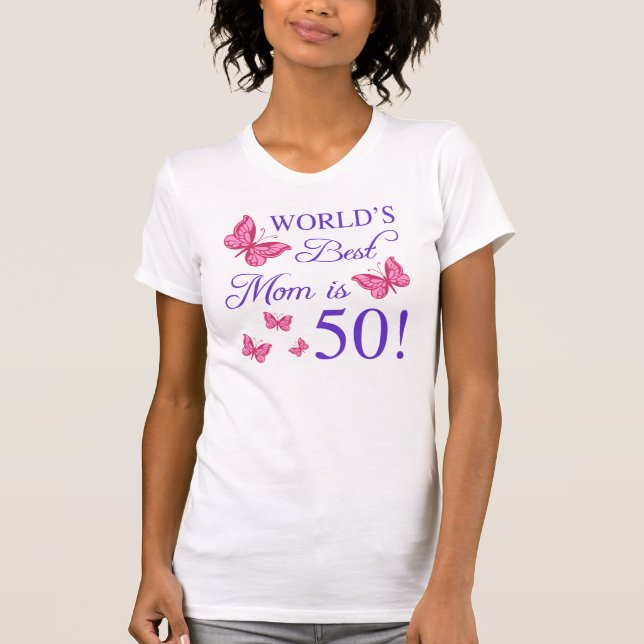 50. Geburtstag für Mama T-Shirt (Vorderseite)