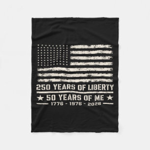 50. Geburtstag Geboren 1976 Amerikanische Flagge 2 Fleecedecke