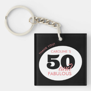 50. Geburtstag Geschenk zur Erinnerung Schlüsselanhänger