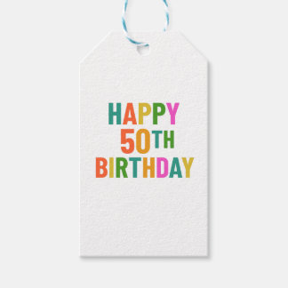 50. Geburtstag Geschenkanhänger