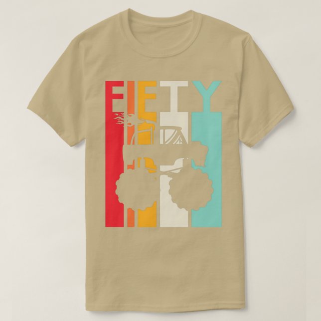 50. Geburtstag Geschenkmonster LKW Shirt 50 Jahre  (Design vorne)