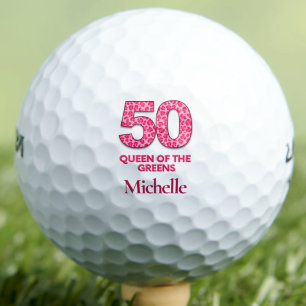 50. Geburtstag Golfer 50 Jahre Königin der Grüntön Golfball