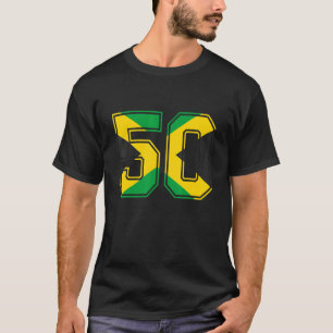 50. Geburtstag Jamaikaner 50 Jahre alt Nummer 50 J T-Shirt