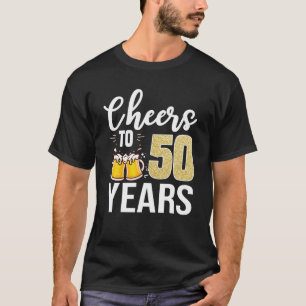 50. Geburtstag jubelt bis 50 Jahre altes Bier T Sh T-Shirt