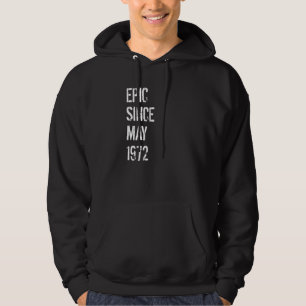 50. Geburtstag Jungen Mädchen Geboren Mai 1972 50 Hoodie