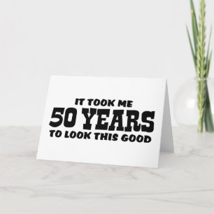 50. Geburtstag Karte