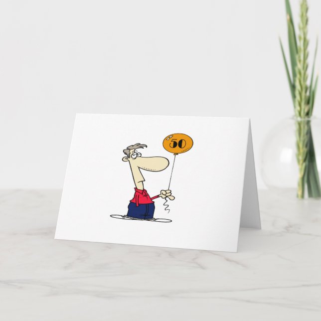 50. Geburtstag Karte (Vorderseite)