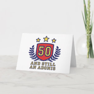50. Geburtstag Karte