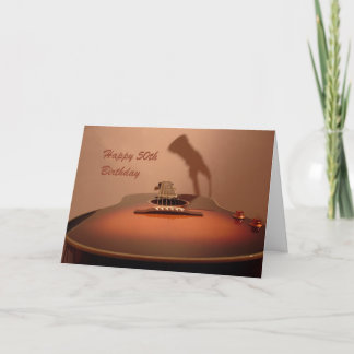 50. Geburtstag Karte