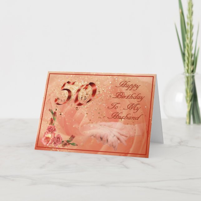 50. Geburtstag Karte (Vorderseite)