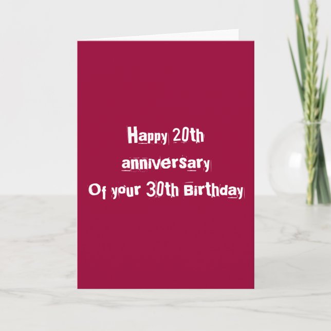 50. Geburtstag Karte (Vorderseite)