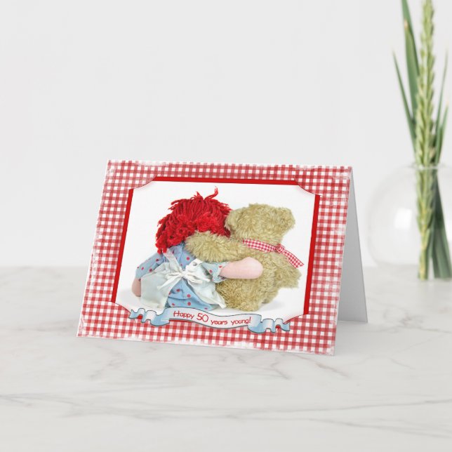 50. Geburtstag Karte (Vorderseite)