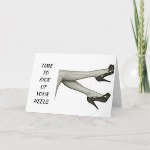 **50. GEBURTSTAG** KÖNNEN SIE IHRE HEELS-Card AUFN Karte