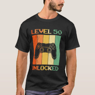 50. Geburtstag LEVEL 50 FREIGESCHALTET Party B-Day T-Shirt