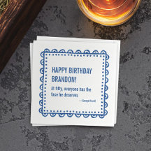 50. Geburtstag Literarisches Zitat George Orwell