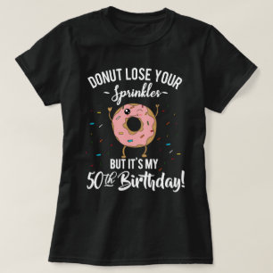 50. Geburtstag Lustiger Donut Fünfzig Jahre Alte P T-Shirt