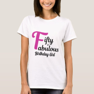 50. Geburtstag Mädchen 50. Party T-Shirt