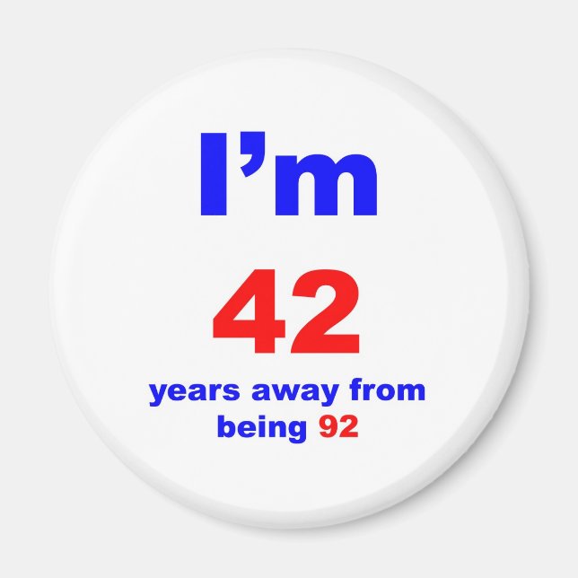 50 Geburtstag Magnet (Vorne)