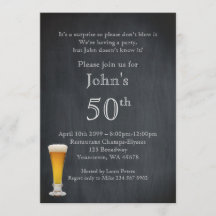 50., Geburtstag Mann, Party Mann, jedes Alter, Taf