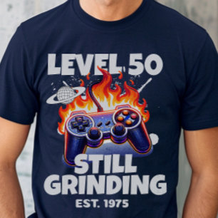 50. Geburtstag Modern Game Controller Geburtstag T-Shirt