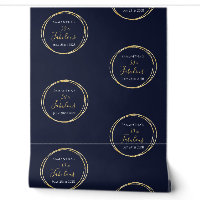50. Geburtstag Navy Gold 50 Fabulous