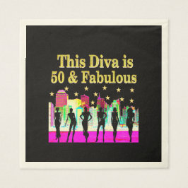 50. GEBURTSTAG, NEW YORK CITY DESIGN SERVIETTE