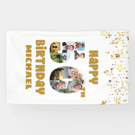 50. Geburtstag Nr. 50 FotoCollage 8 Bilder Banner