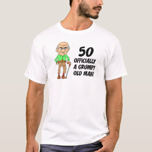 50. Geburtstag Offiziell grauenhafter alter Mann T-Shirt