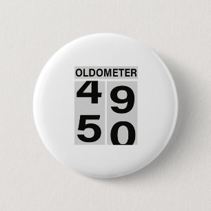 50. Geburtstag Oldometer Button