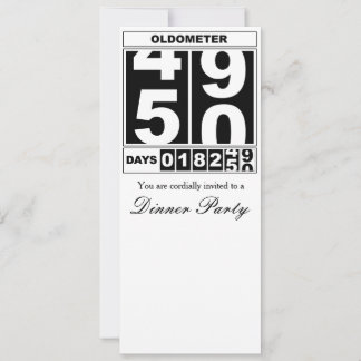 50. Geburtstag Oldometer Einladung