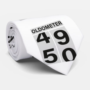 50. Geburtstag Oldometer Krawatte