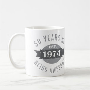 50. Geburtstag Phantastisch 1974 Kaffeetasse