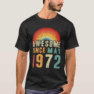 50. Geburtstag Phantastisch seit Mai 1972 50 Jahre T-Shirt