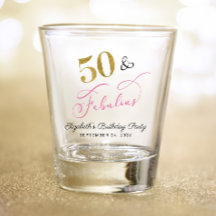 50. Geburtstag Pink Gold Gastgeschenk