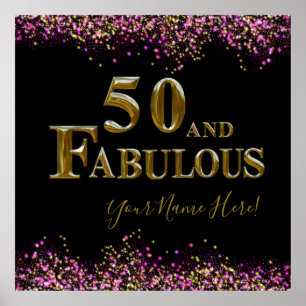 50. Geburtstag Poster