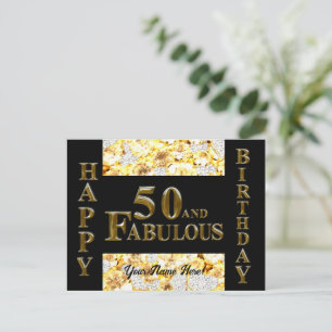 50. Geburtstag  Postkarte