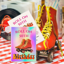 50. Geburtstag Roller Skate Geboren in der 70er-Ge